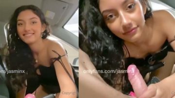 Jasminx Blowjob Fucking in Car Porn Video Leaked