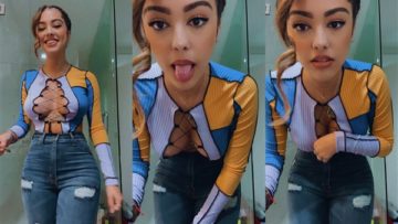 Malu Trevejo Nipple Slip Nude Video Leaked