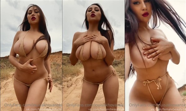 [Image: Louisa-Khovanski-Nude-Outdoor-Teasing-Video-Leaked.jpg]