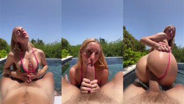 MadisonMoores Pool Sex Tape PPV Video Leaked