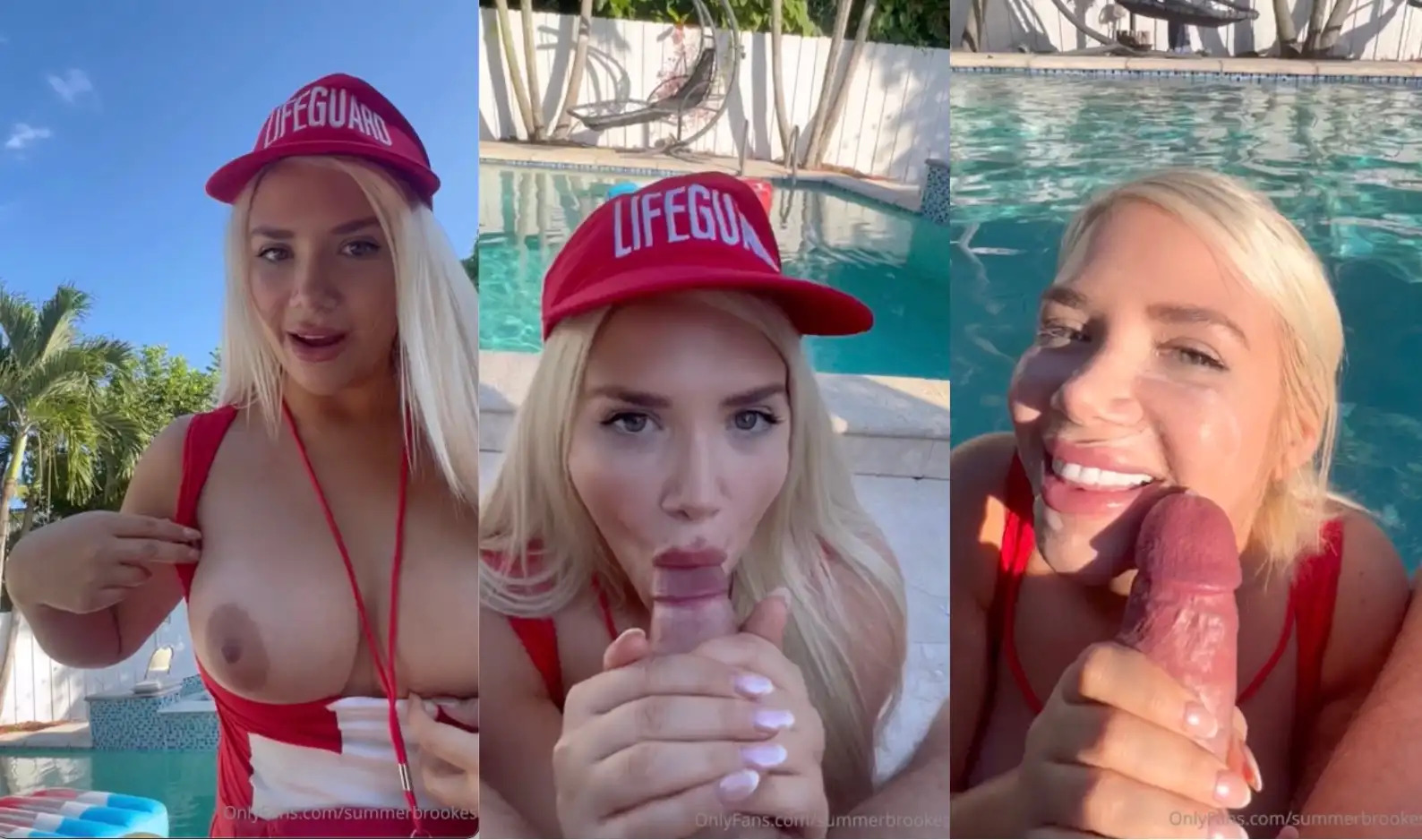 Lifeguard Summer Brookes Sucks Drowner Dick