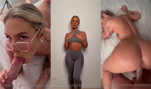 Holly Brougham Glasses Blowjob Sex Tape Video Leaked